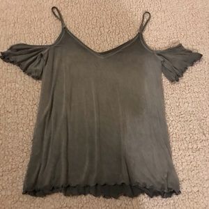 american eagle gray tank top